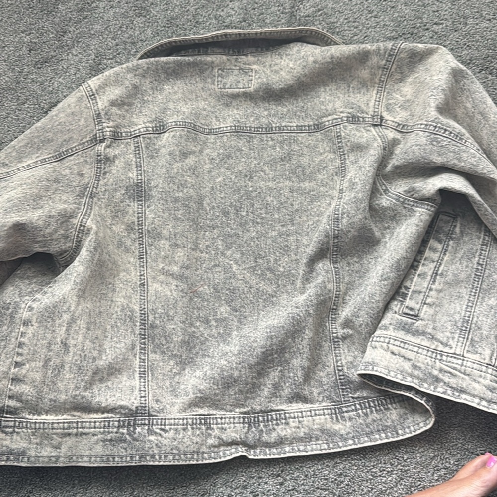 Universal Thread Gray Jean Jacket - image 4